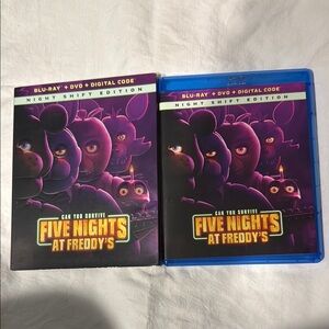 7 MOVIES/50$ Five Nights at Freddy's Blu-ray DVD Night Shift Edition
